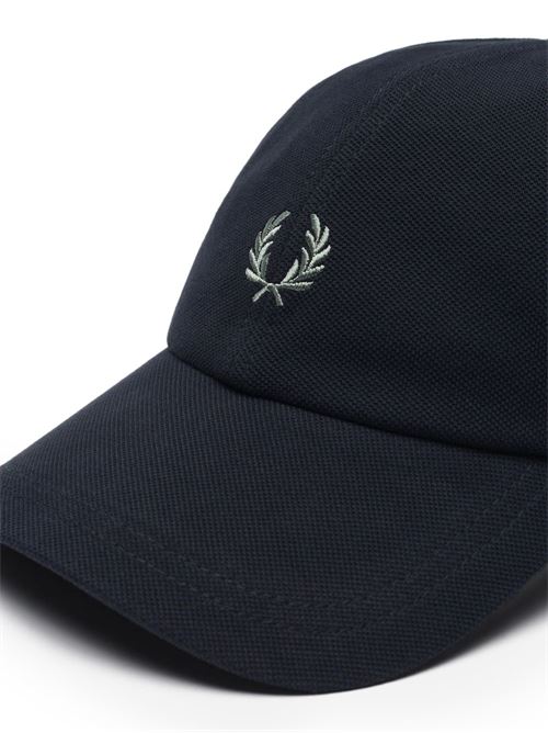Cappello uomo Fred Perry navy con logo centrale FRED PERRY | HW2295T73